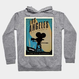 Vintage Travel Poster - Hollywood Hoodie